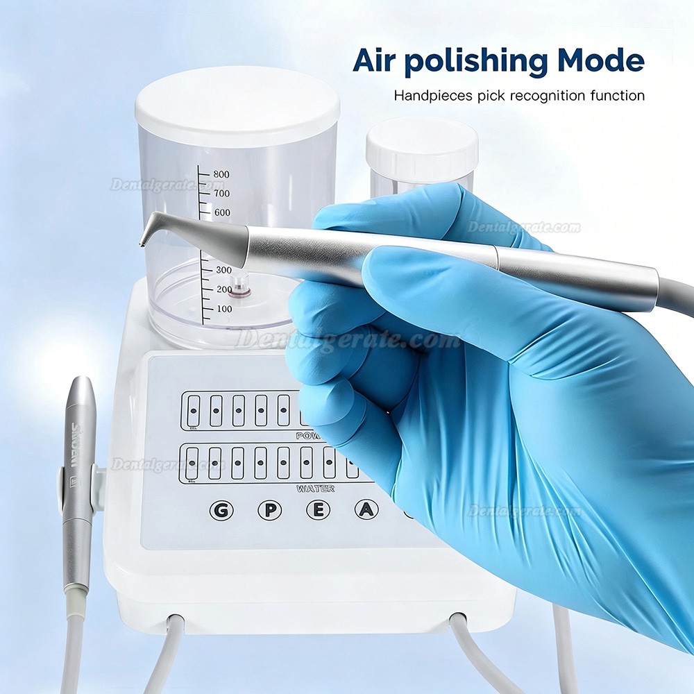 Dentales Ultraschall Scaler und Pulverstrahlger&auml;t 2-in-1 System PerioJet Pro, G+P+E+A+C-Modus